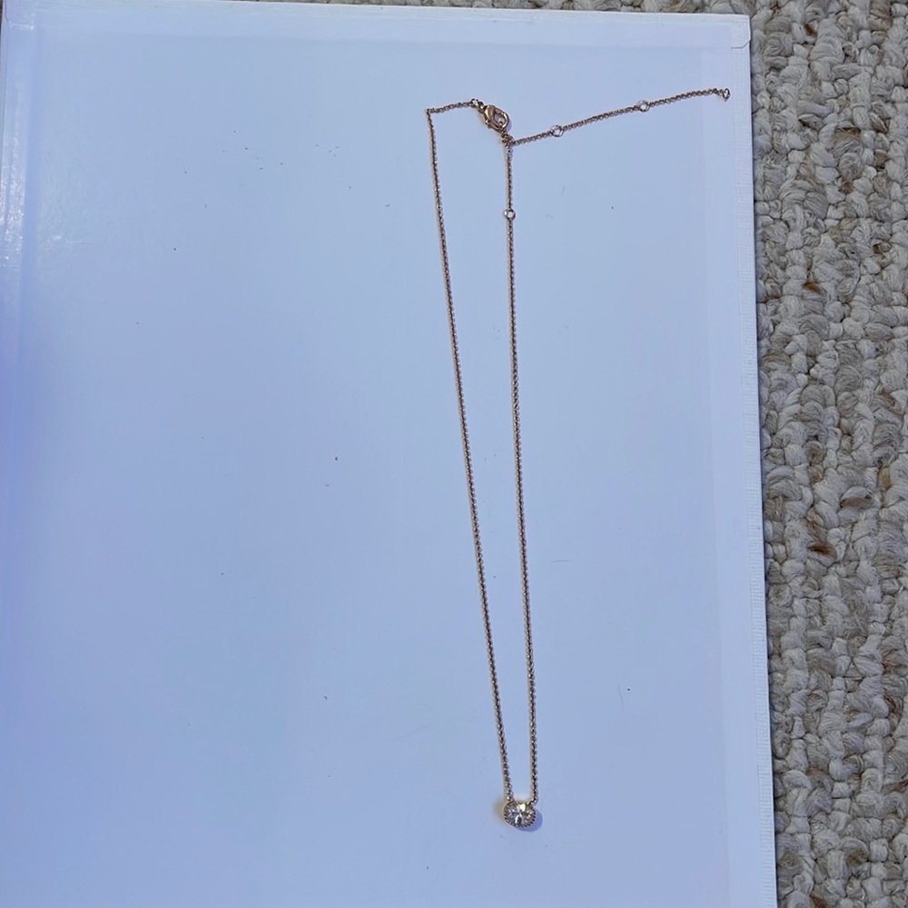 Rose gold necklace